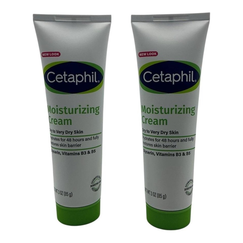 Cetaphil - Moisturizing Cream (3 oz, 2 Pack) - Dry Skin Hydration